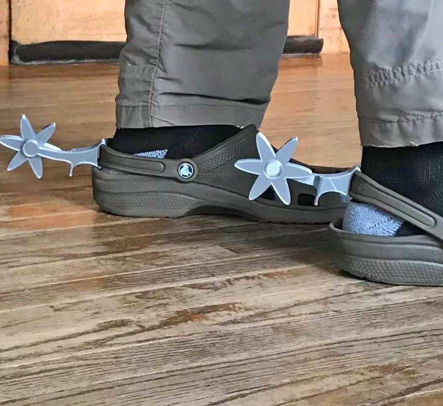 Cowboy boot crocs