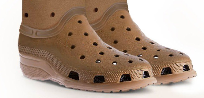 Cowboy boot crocs