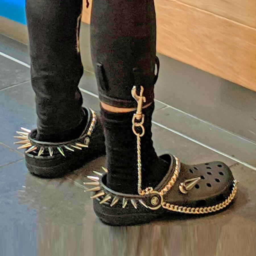 goth crocs