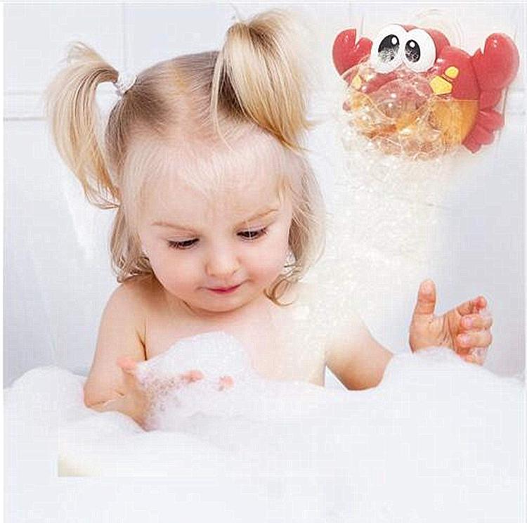 Crab Bubble Machine Bath Toy - Bubble wall crab bubble machine bathtub kids toy