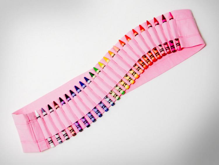 Kids Crayon Bandolier Crayon Holster Band
