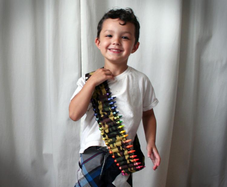 Kids Crayon Bandolier Crayon Holster Band