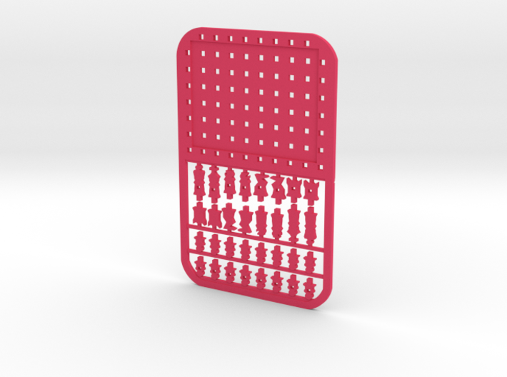 Credit Card Sized Mini Chess Set - Tiny travel chess set fits into wallet