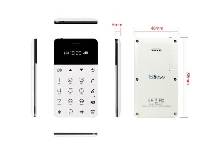 Credit Card Sized Phone Fits In Your Wallet - Emergency wallet phone
