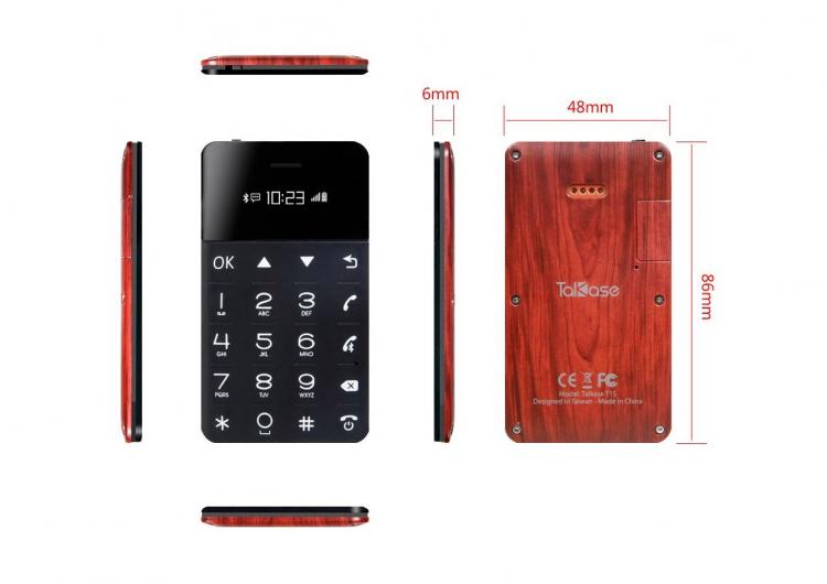 Credit Card Sized Phone Fits In Your Wallet - Emergency wallet phone