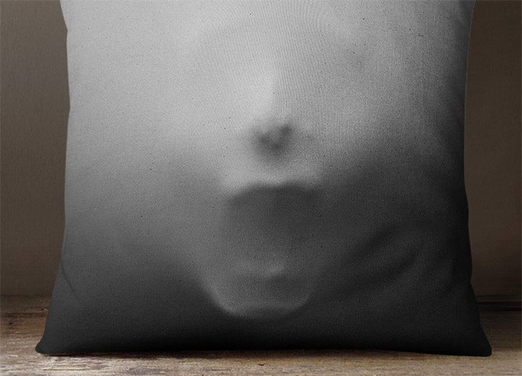 Creepy 3D Face Inside Pillow Case - 3D Halloween Pillows - 3D face scary Halloween pillow
