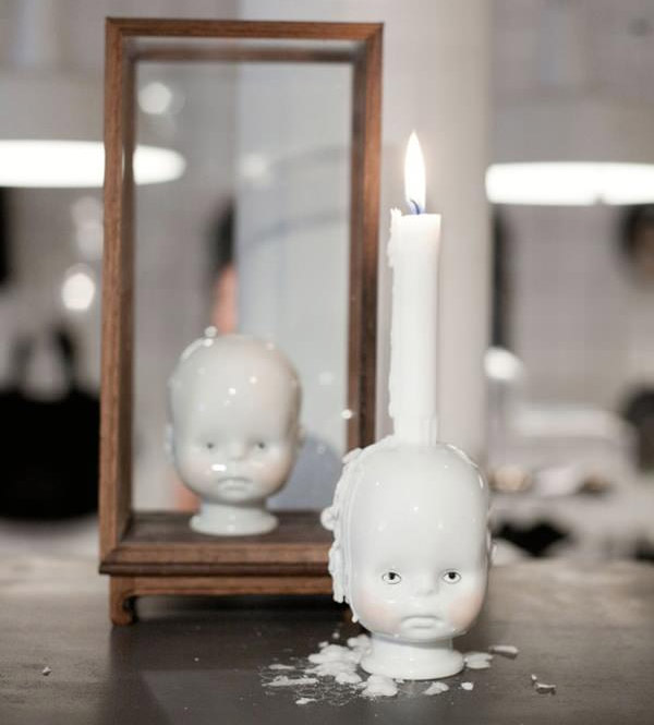 Little Joseph - Creepy Doll Head Candle Holder