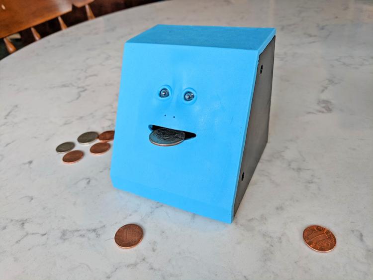 Face Bank Creepy Chewing Coin Bank That Eats Your Coins - Creepy Face Piggy Bank