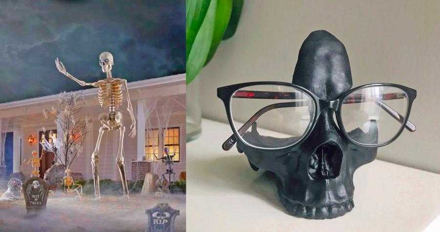 Creepy Metal Skeleton Toilet Paper Holder - your butt napkins my lord