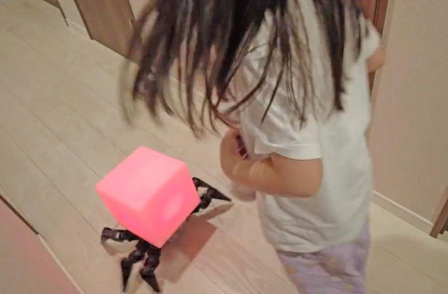 Creepy Spider Night Light Robot That Crawls Around Your House At Night