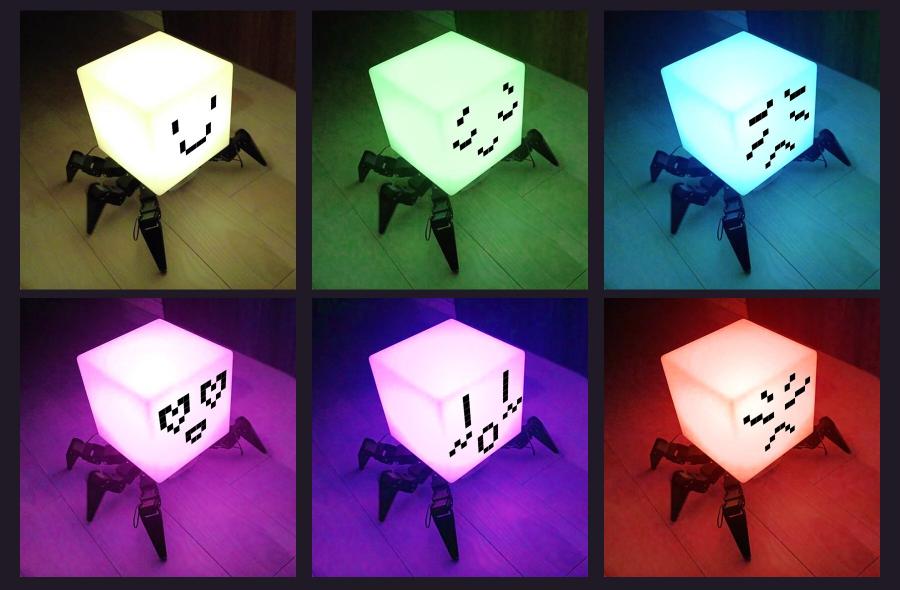 Creepy Spider Night Light Robot That Crawls Around Your House At Night