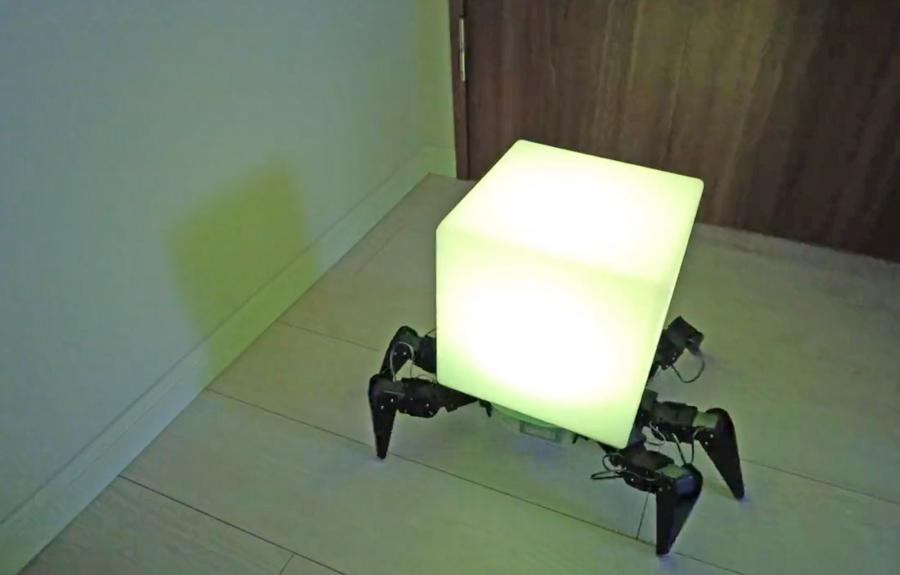 Creepy Spider Night Light Robot That Crawls Around Your House At Night