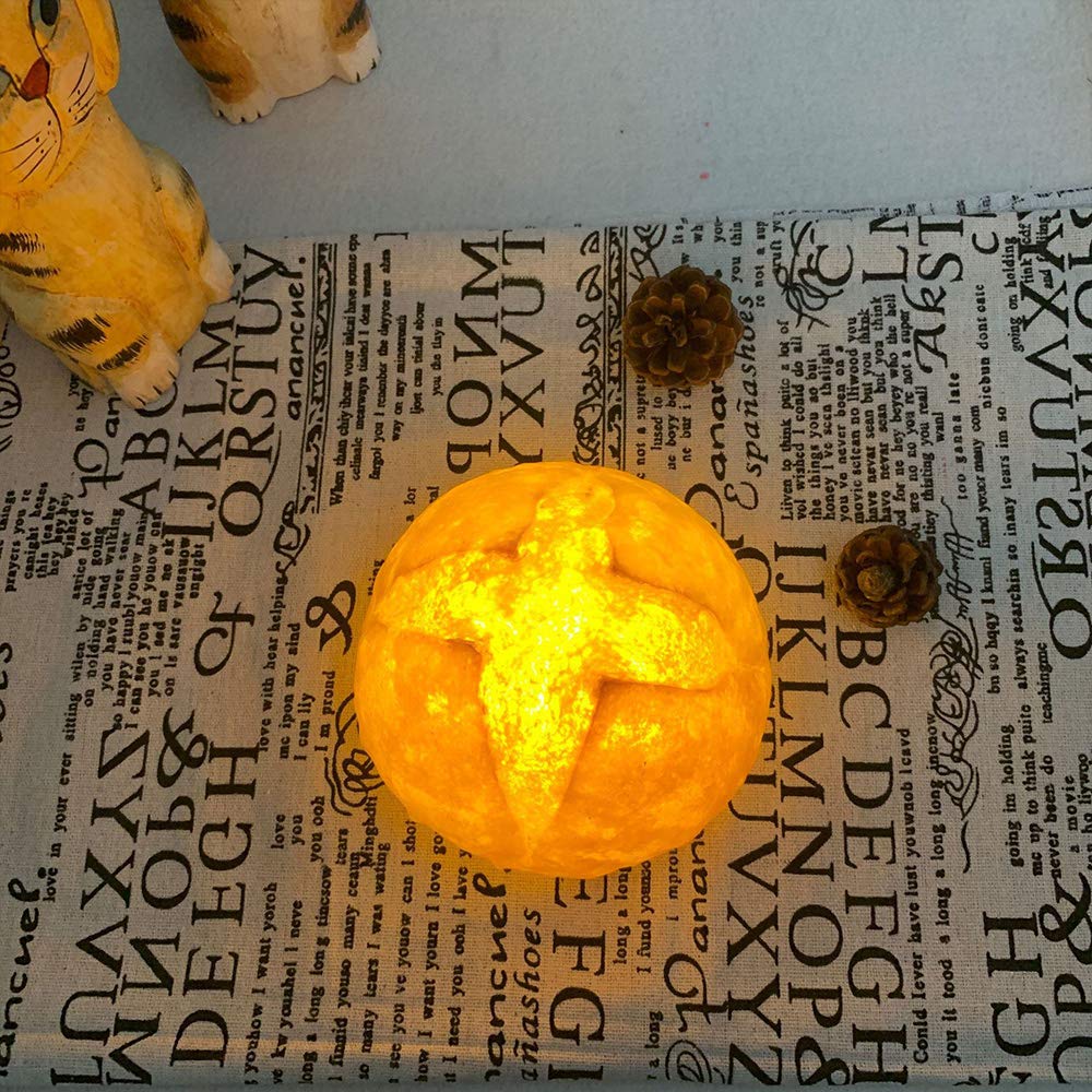 Realistic Crescent Roll Lamp - Battery Powered Dinner Roll Night-Light