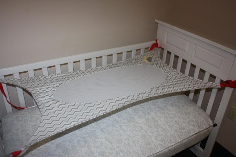 Crescent Womb Newborn Crib Hammock - Newborn safety bed - reduces risk of sids
