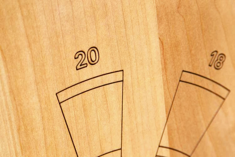 Cricket Dart Board Displays Only Cricket Sections