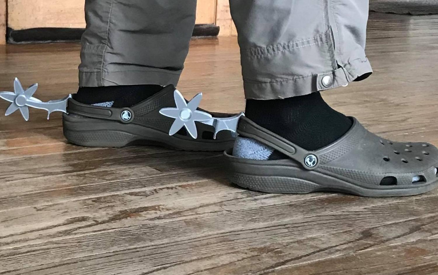 Croc Spurs - Cowboy Crocs Attachment