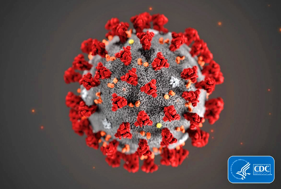 CDC Coronoavirus COVID-19 3D Rendering Image