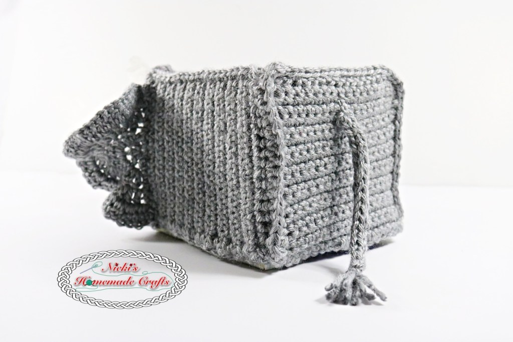 Crochet Elephant Tissue Box Cover