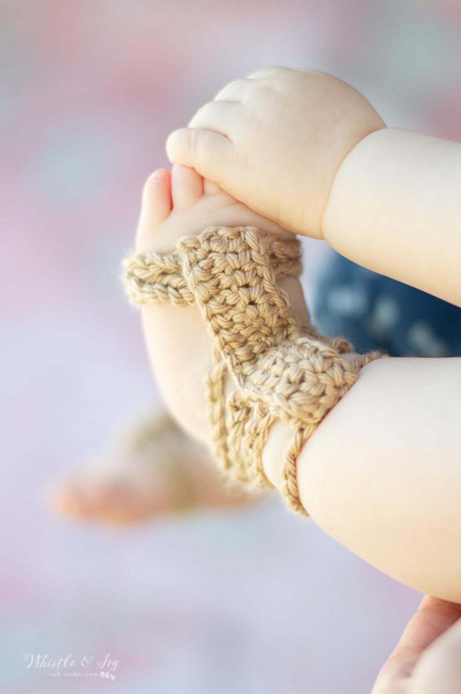 Crochet Toddler baby Sandals