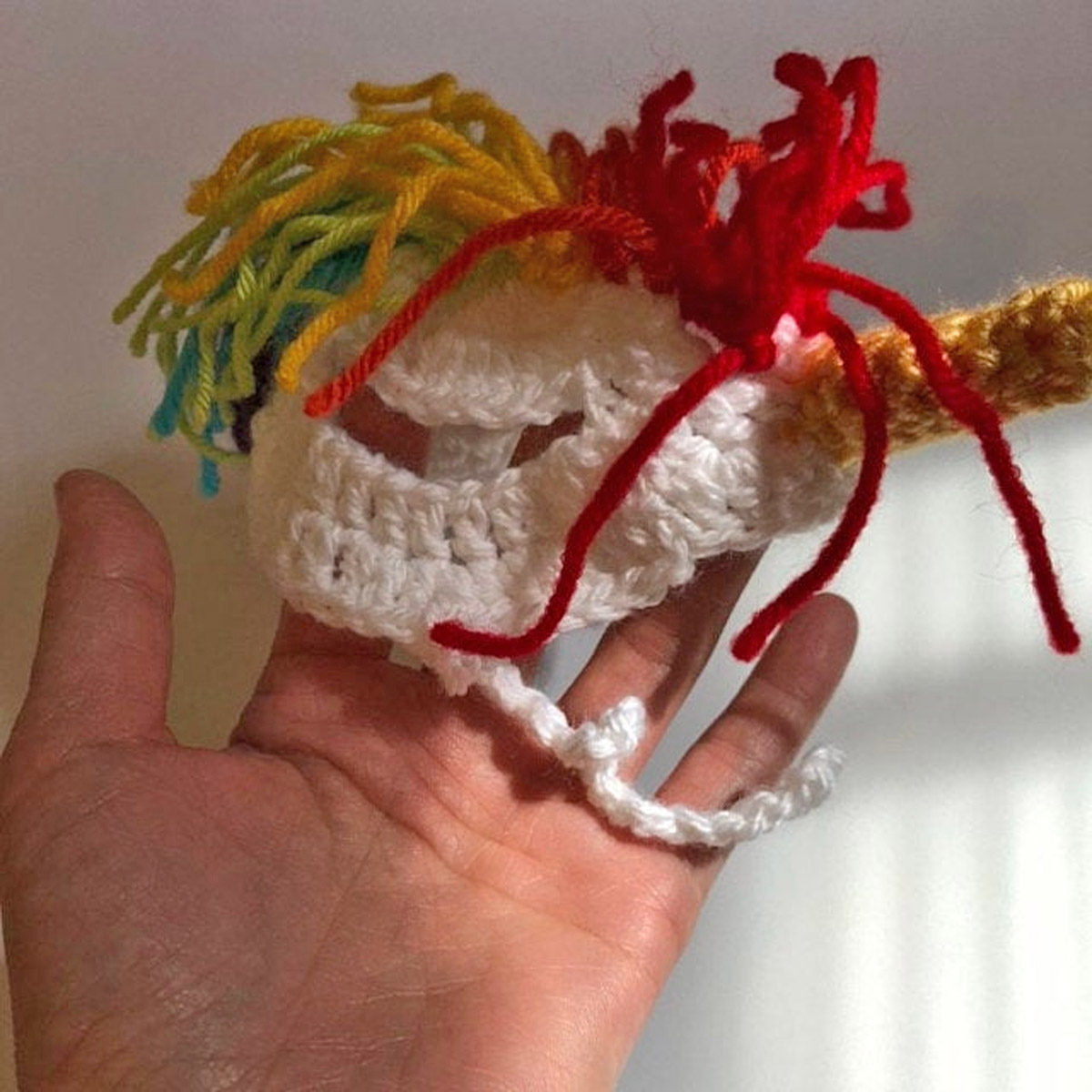 Crochet Unicorn Hat For Cats