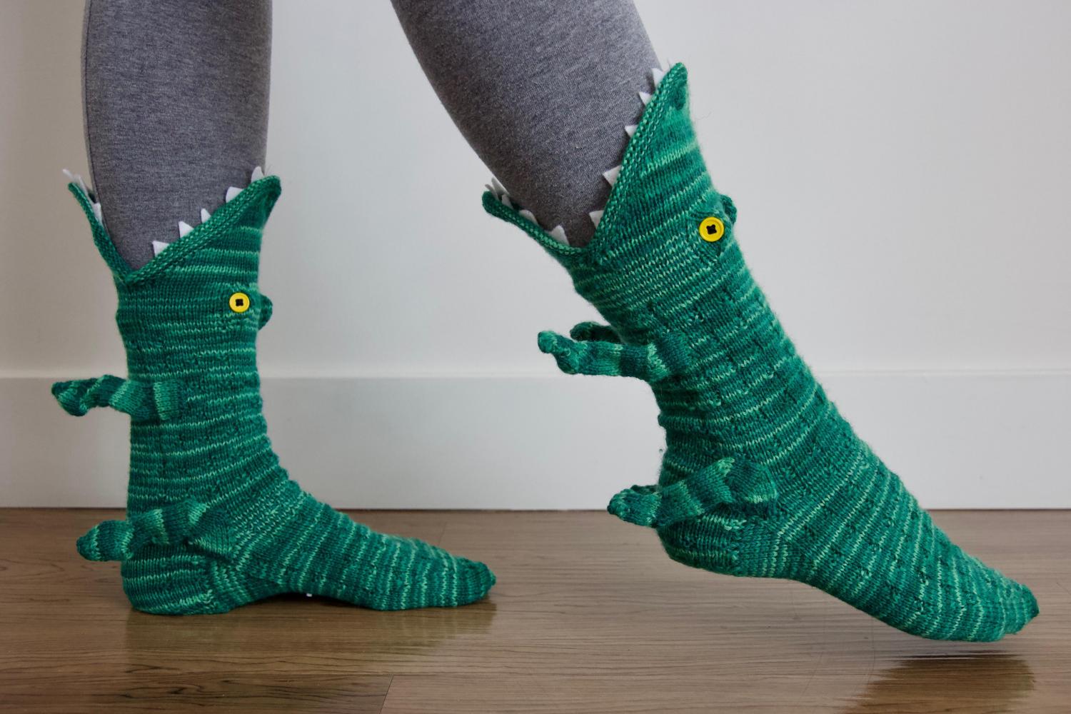 Crocodile Socks