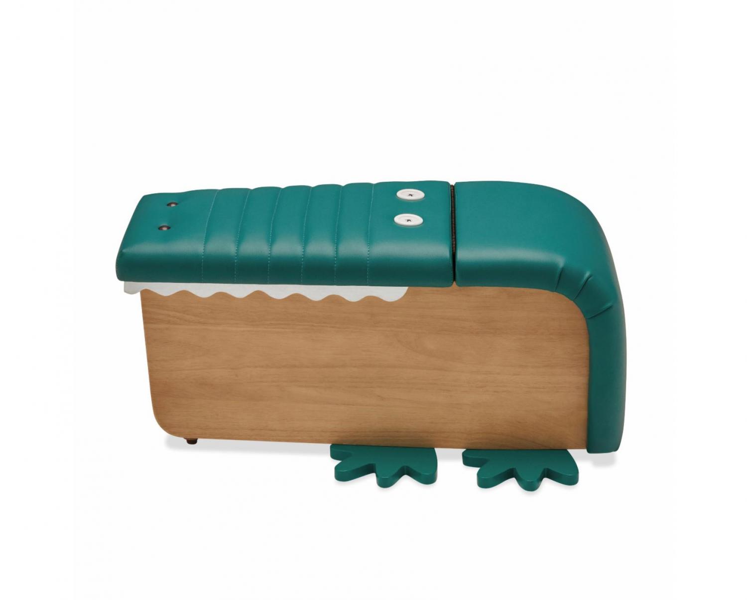 Crocodile Storage Ottoman - Alligator toy box