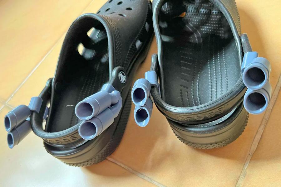 Funny Crocs Muffler Exhaust Attachment