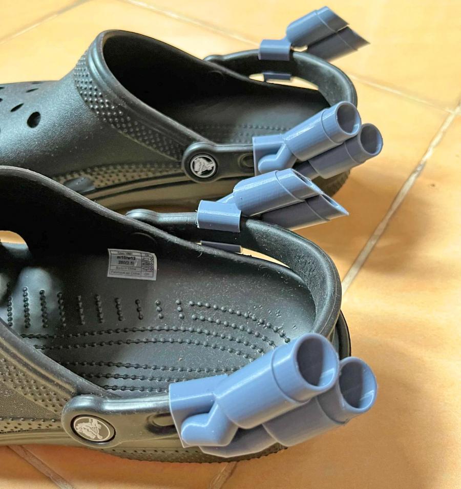 Funny Crocs Muffler Exhaust Attachment