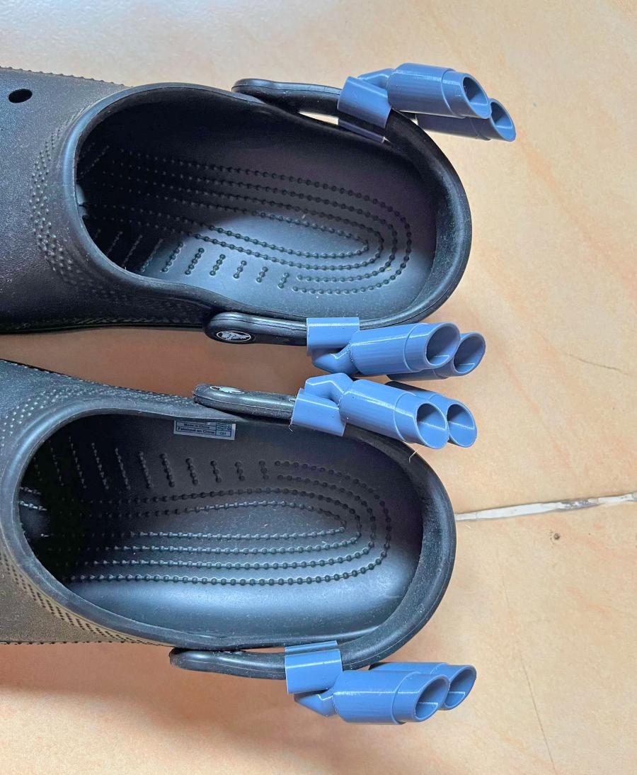 Funny Crocs Muffler Exhaust Attachment