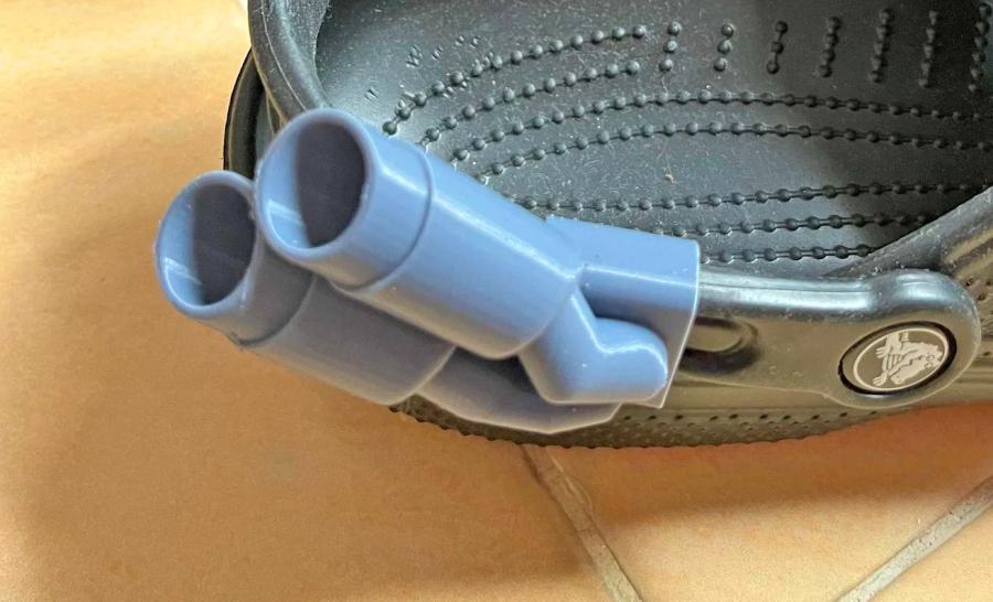 Funny Crocs Muffler Exhaust Attachment