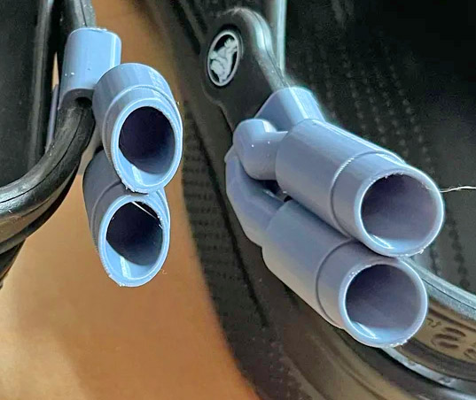 Funny Crocs Muffler Exhaust Attachment