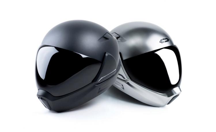 Cross Helmet Smart Motorcycle Helmet With Built-in Rear-View Camera - Heads-up-display helmet