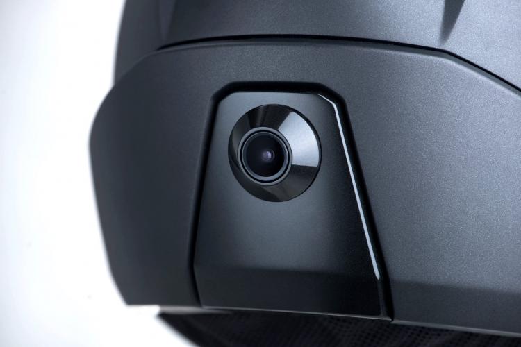 Cross Helmet Smart Motorcycle Helmet With Built-in Rear-View Camera - Heads-up-display helmet