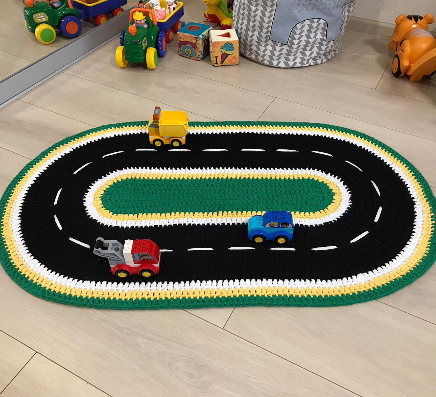 Crotchet Racetrack Rug