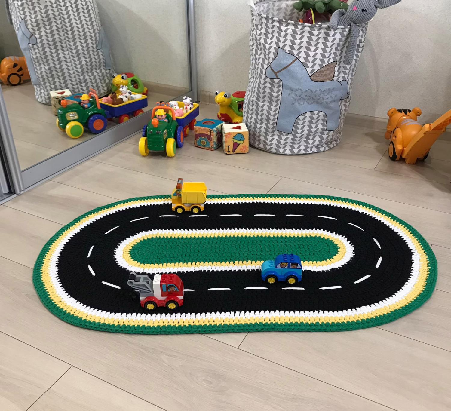 Crotchet Racetrack Rug