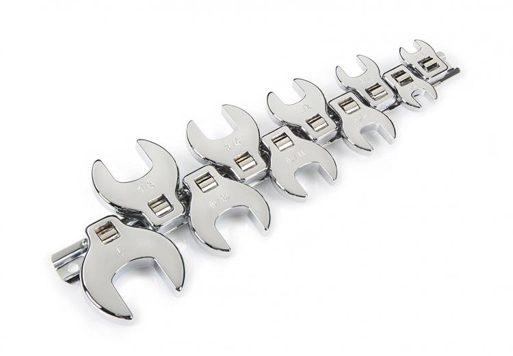 Tekton Crowfoot Wrench Set - Crowsfoot Crescent Wrench Ratchet Set