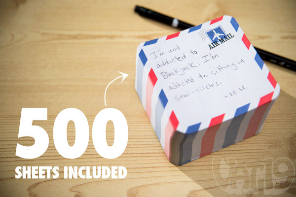 Crumpled Paper Catapult Notepad Launcher