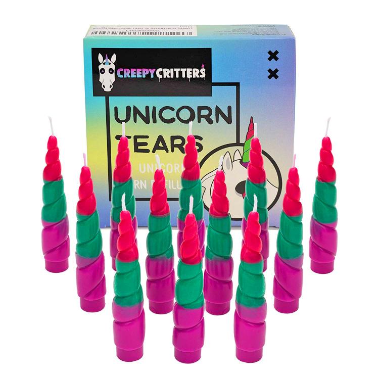 Crying Unicorn Candle Holder