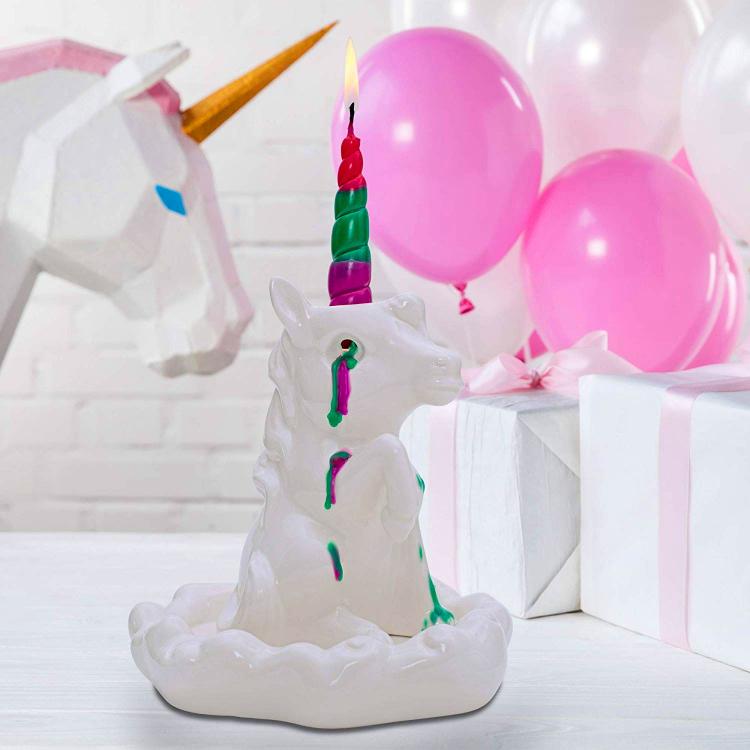 Crying Unicorn Candle Holder