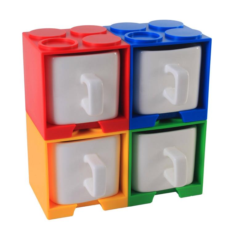 Cube Shaped Square Lego Coffee Mug - Cube Mug