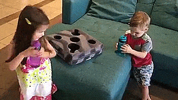 Cup Cozy Pillow - Flat foam pillow securely holds drinks and snacks on your couch - Couch drink holder