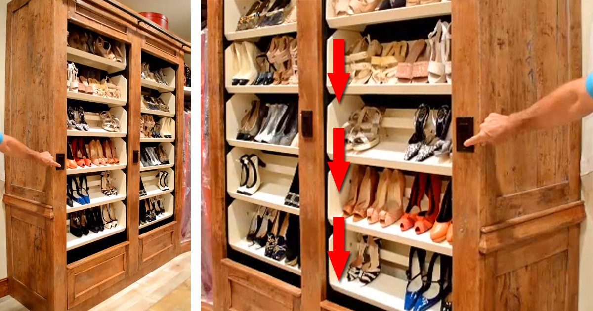 Custom Electric Auto-Rotating Shoe Racks For Your Closet - Motor-driven rotating carousel conveyor shoe rack