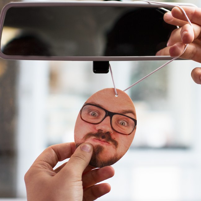 Fresh Face - Custom Car Air-Fresheners Made To Of Your Face - Your Face Car Fresheners