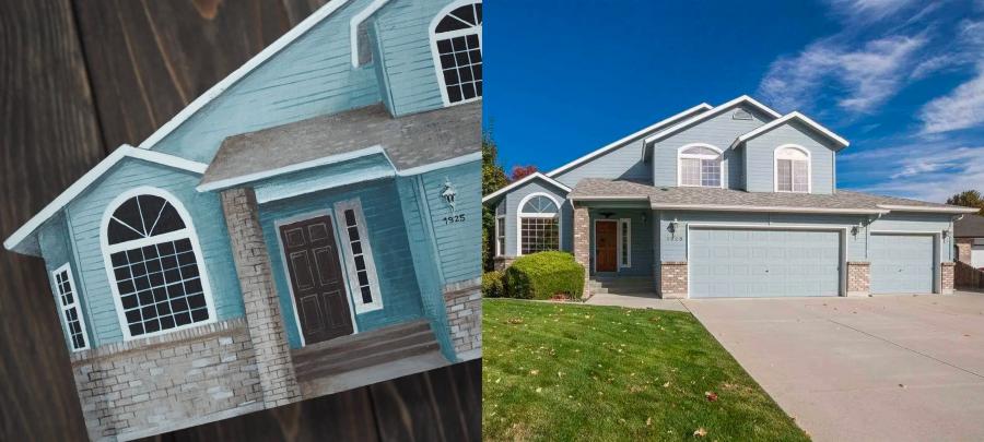 Custom Wooden Replica Of Your Home