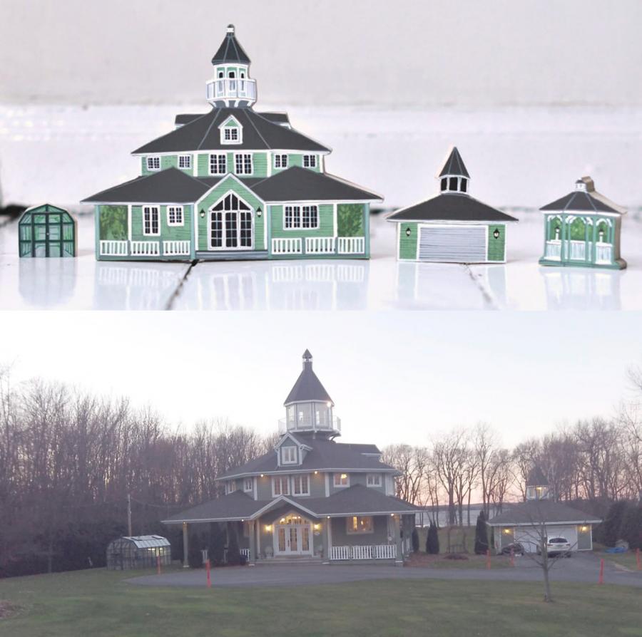 Custom Wooden Replica Of Your Home
