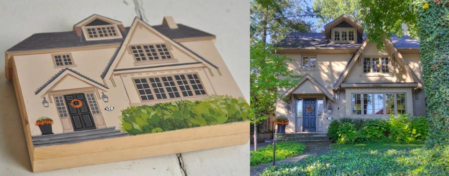 Custom Wooden Replica Of Your Home