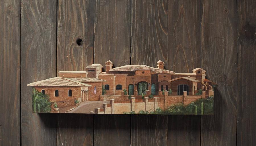 Custom Wooden Replica Of Your Home