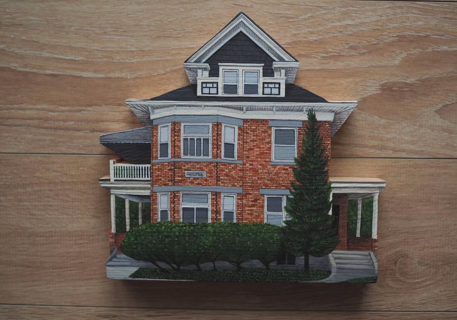 Custom Wooden Replica Of Your Home