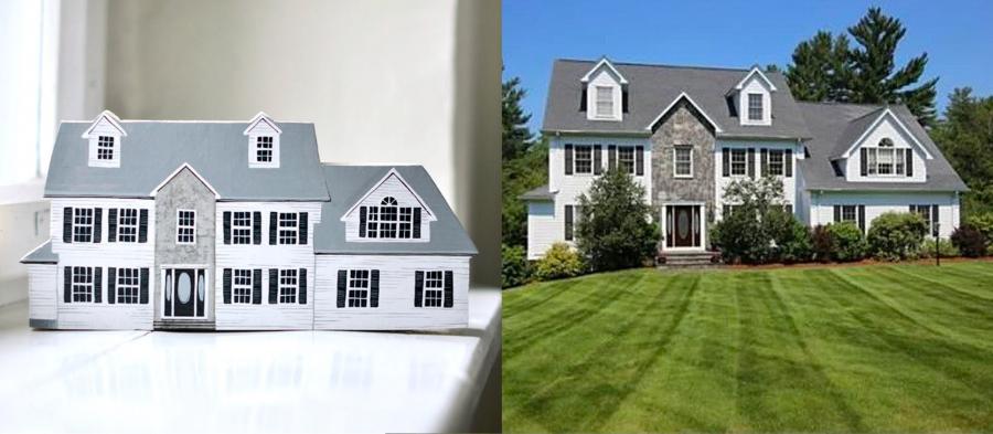 Custom Wooden Replica Of Your Home
