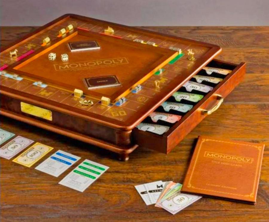 Custom Wooden Monopoly Table